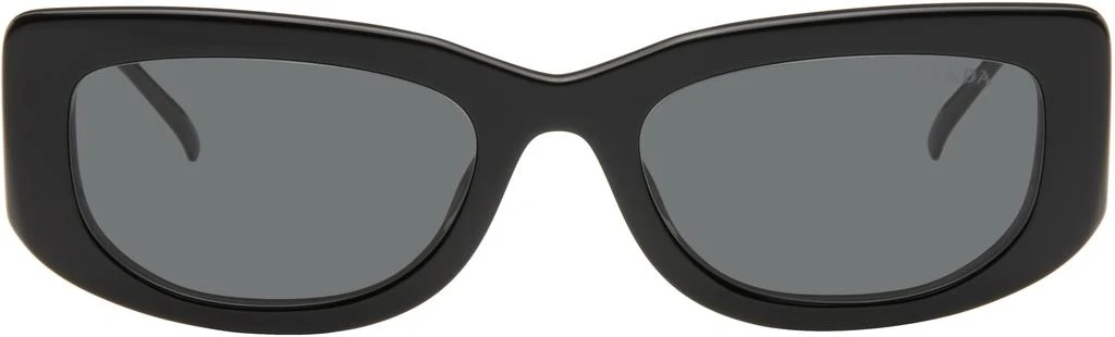 Prada Black Triangle Logo Sunglasses 1
