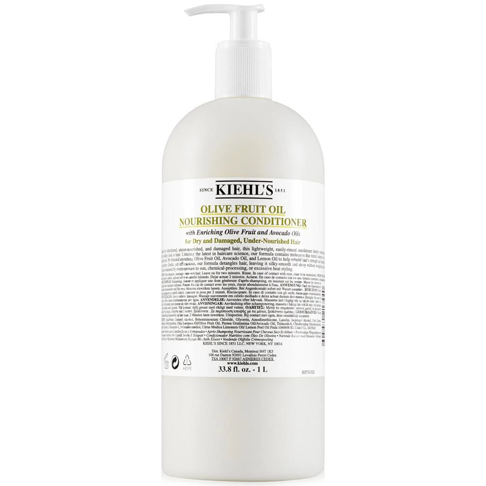 Kiehl's Since 1851 Olive Fruit Oil Nourishing Conditioner, 33.8 fl. oz. 1