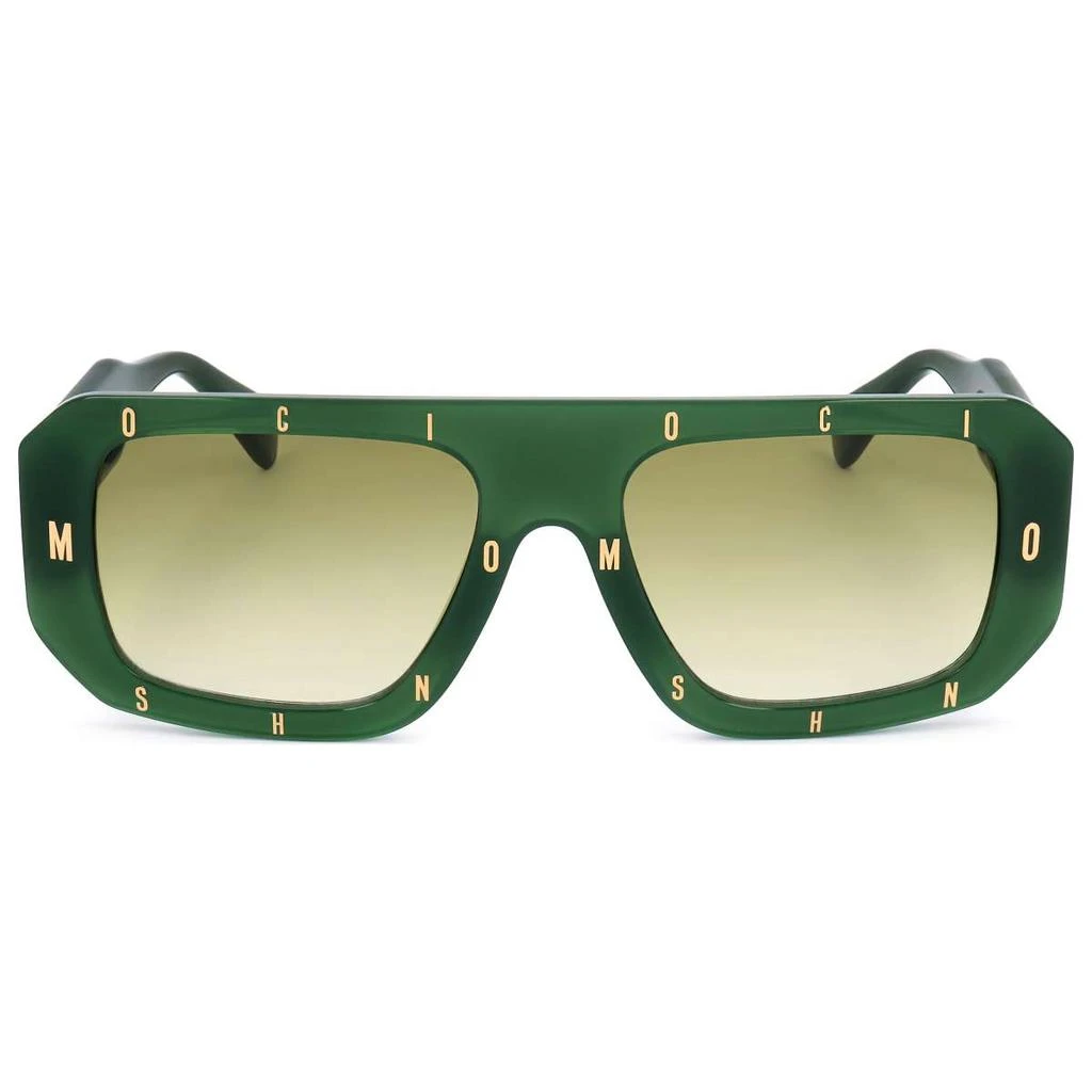 Moschino Moschino Women's Green Rectangular Sunglasses 2