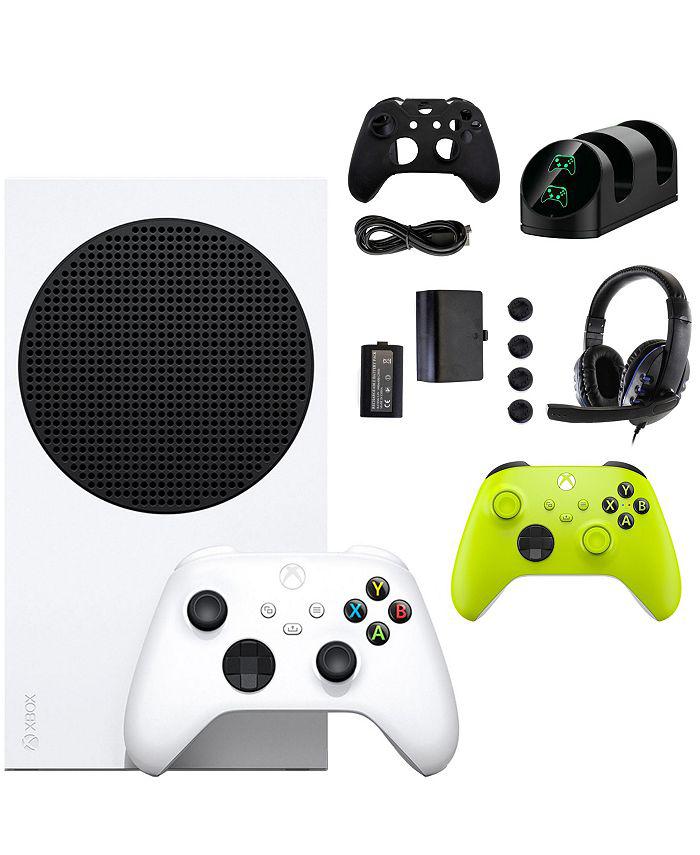 Microsoft Xbox Series S Console with Extra Green Controller and Accessories Kit