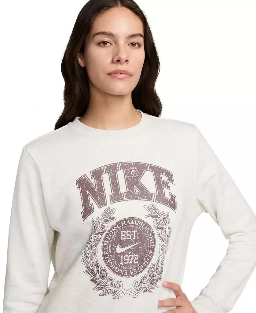 NIKE Women's Sportswear Club Crewneck Fleece Sweatshirt 3