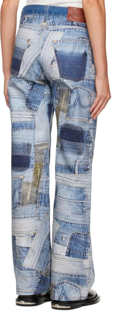 ANDERSSON BELL Blue Patchwork Jeans 3