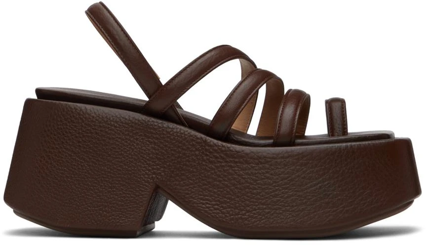 Marsèll Brown Zeppo Sandals 1