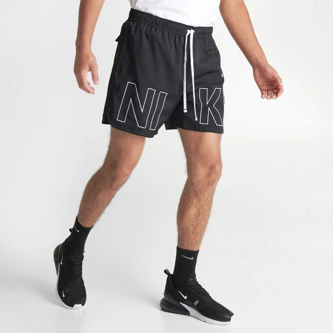 NIKE Men's Nike Sportswear Embroidered Woven Flow Shorts 5