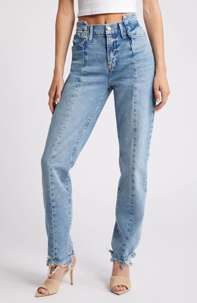 High Waisted Good American Jeans Nordstrom Rack Good Boy Step