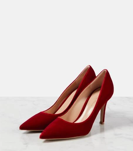 Gianvito Rossi Gianvito 85 velvet pumps 4