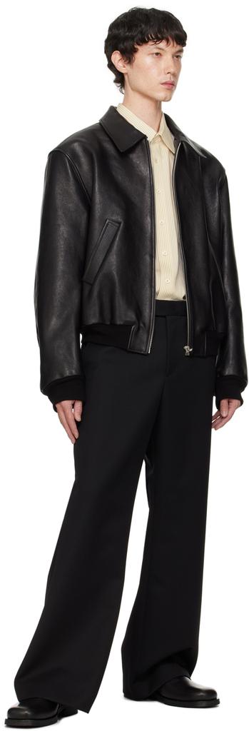 Black Ben Leather Jacket – On Sale Now with Up to 26% Off