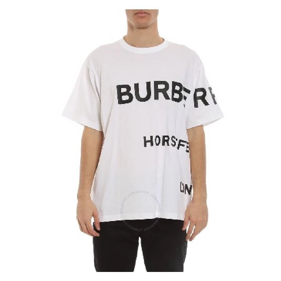 Burberry Harlford Logo Print Cotton Crewneck T-Shirt 3