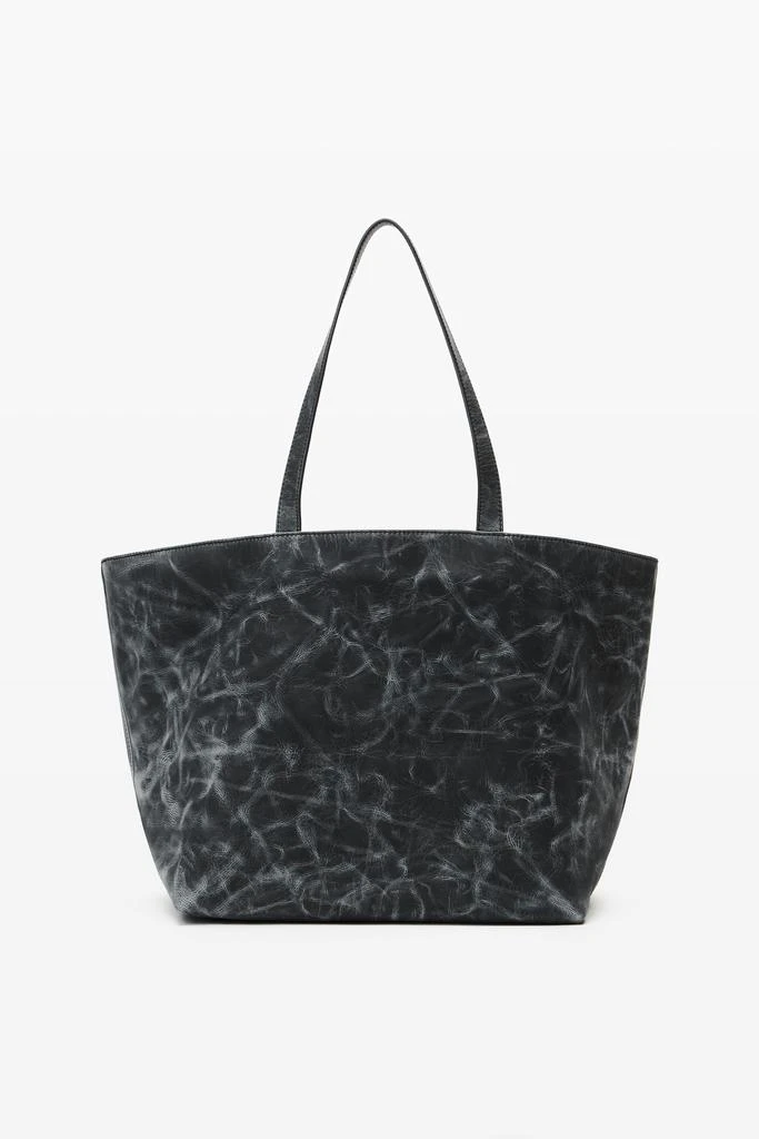Alexander Wang Distressed Grey Leather Punch Tote 5