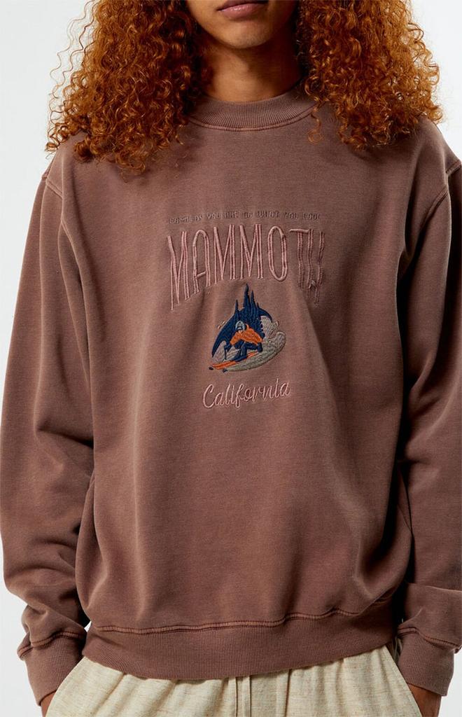 PacSun Mammoth Embroidered Crew Neck Sweatshirt