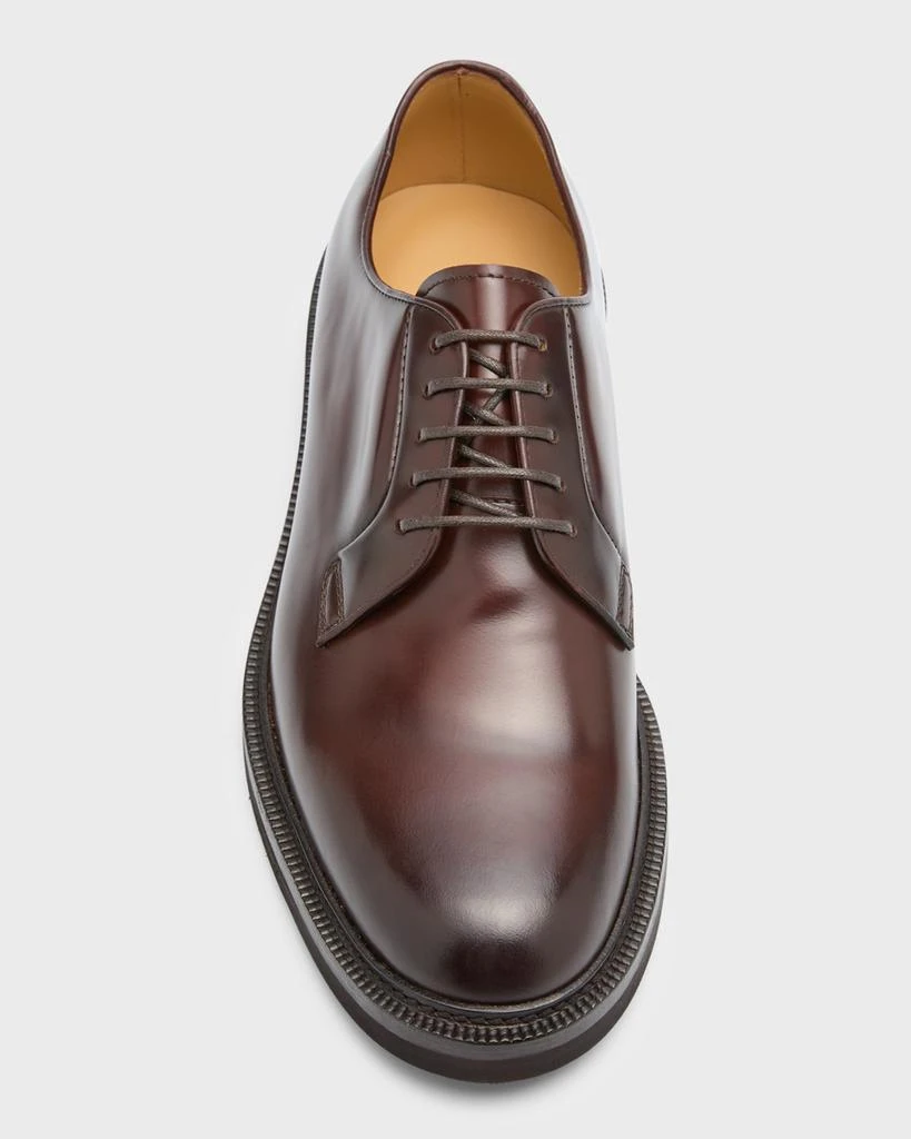 Brunello Cucinelli Men's Leather Derby Shoes 5