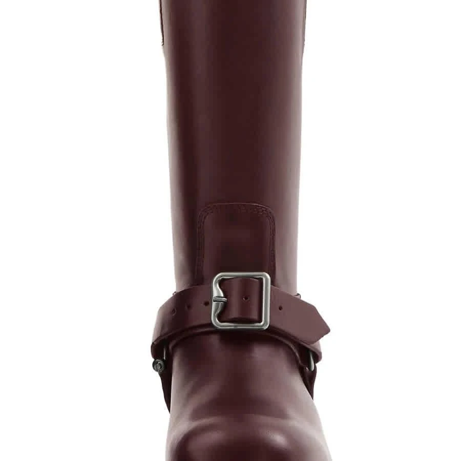 Burberry Saddle Buckled Leather Boots 2
