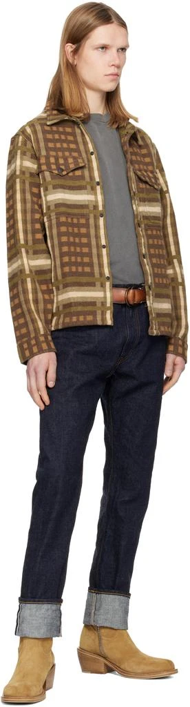 RRL Black Leather Double–O-Ring Belt 2