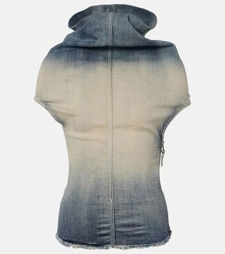 Rick Owens Draped denim top 1