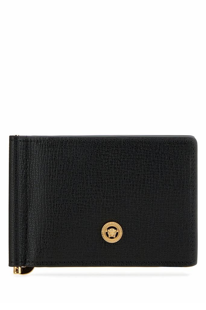 Versace Black leather Medusa Biggie wallet
