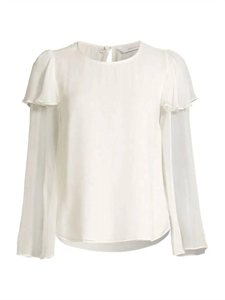 Rebecca Taylor Rebecca Taylor - Silk Ruffled Chiffon Blouse 4