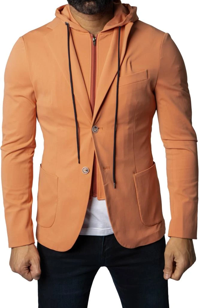 Maceoo Carnelian Stretch Jacket 
Removable Hooded Bib 4