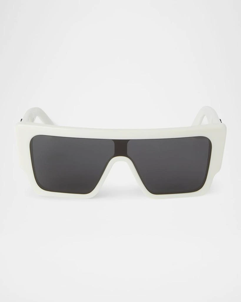 Shop LAWTON Dark Grey Square Unisex Sunglasses OERI109 1307  display picture 3