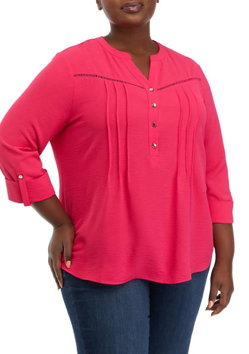 Kim Rogers® Rogers Plus Size Airflow Top 1