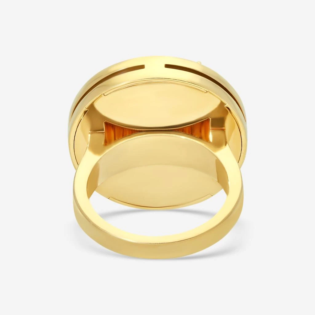 Roberto Coin Roberto Coin Love in Verona 18K Rose Gold Diamond & Blue Lapis Statement Ring Sz. 6.5 8883126AX65X 3
