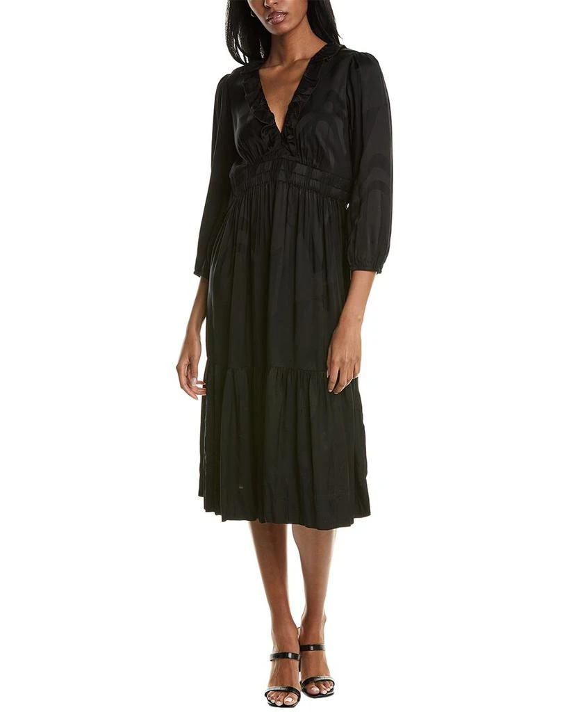 ba&sh Ruffle Midi Dress 1