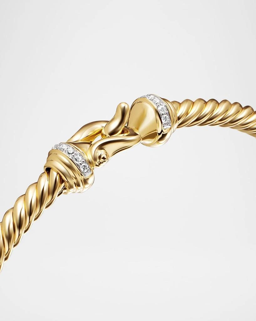 David Yurman Cable Buckle Bracelet in 18K Gold, 3.5mm 7