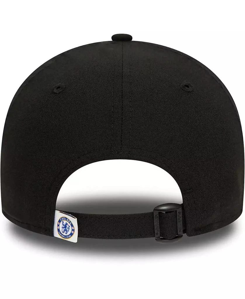 New Era Men's Black Chelsea Wordmark 9FORTY Adjustable Hat 2