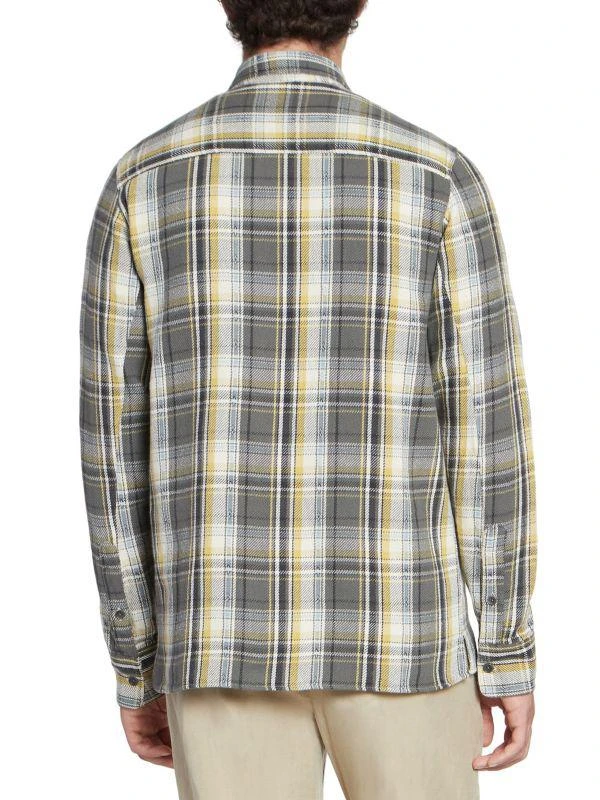 Officine Générale Ahmad Plaid Button-Front Shirt 2