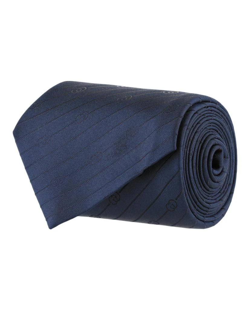 Gucci Interlocking G Silk Jacquard Tie