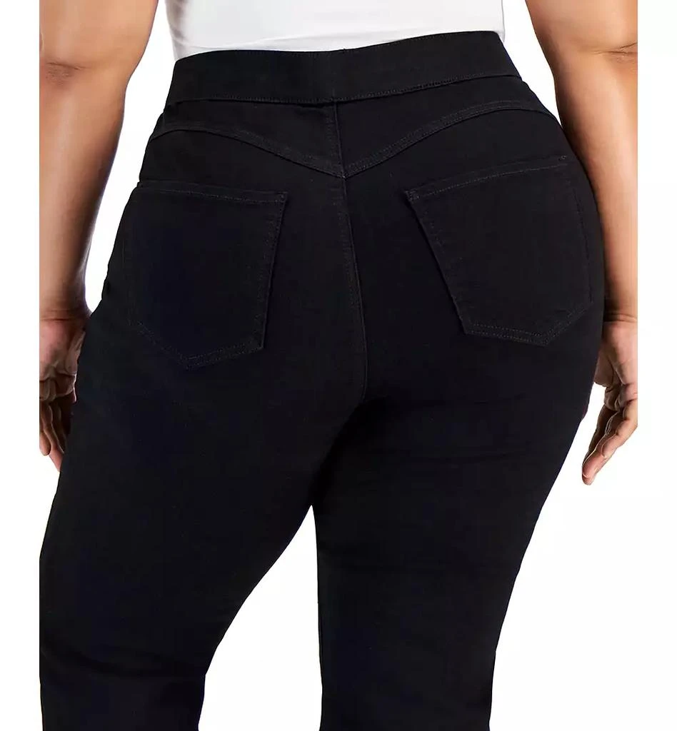 Celebrity Pink Trendy Plus Size Curvy Pull-On Flare-Leg Jeans 7