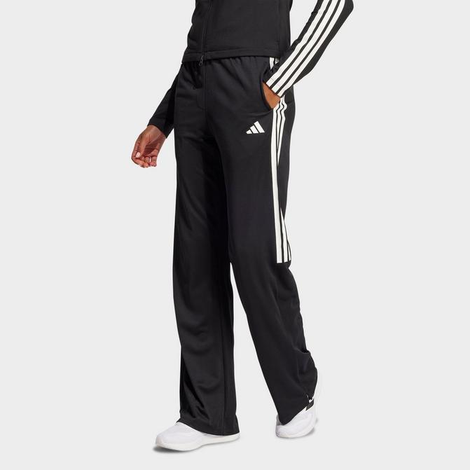 ★adidas★ Tiro Cut 3S Color Block Wide Leg Pants JL6969 Adidas adidas Tiro Cut 3-Stripes Mesh Wide Pants - Women's