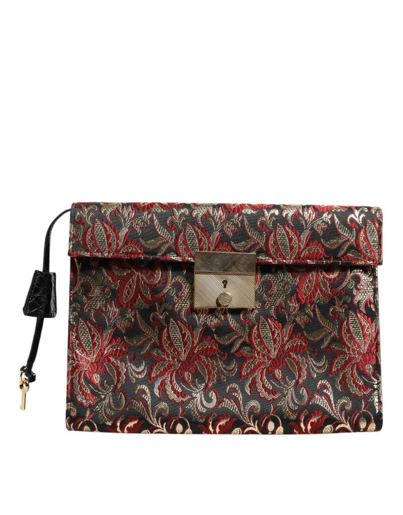 Dolce
Gabbana Jacquard Floral Document Briefcase Women
s Bag