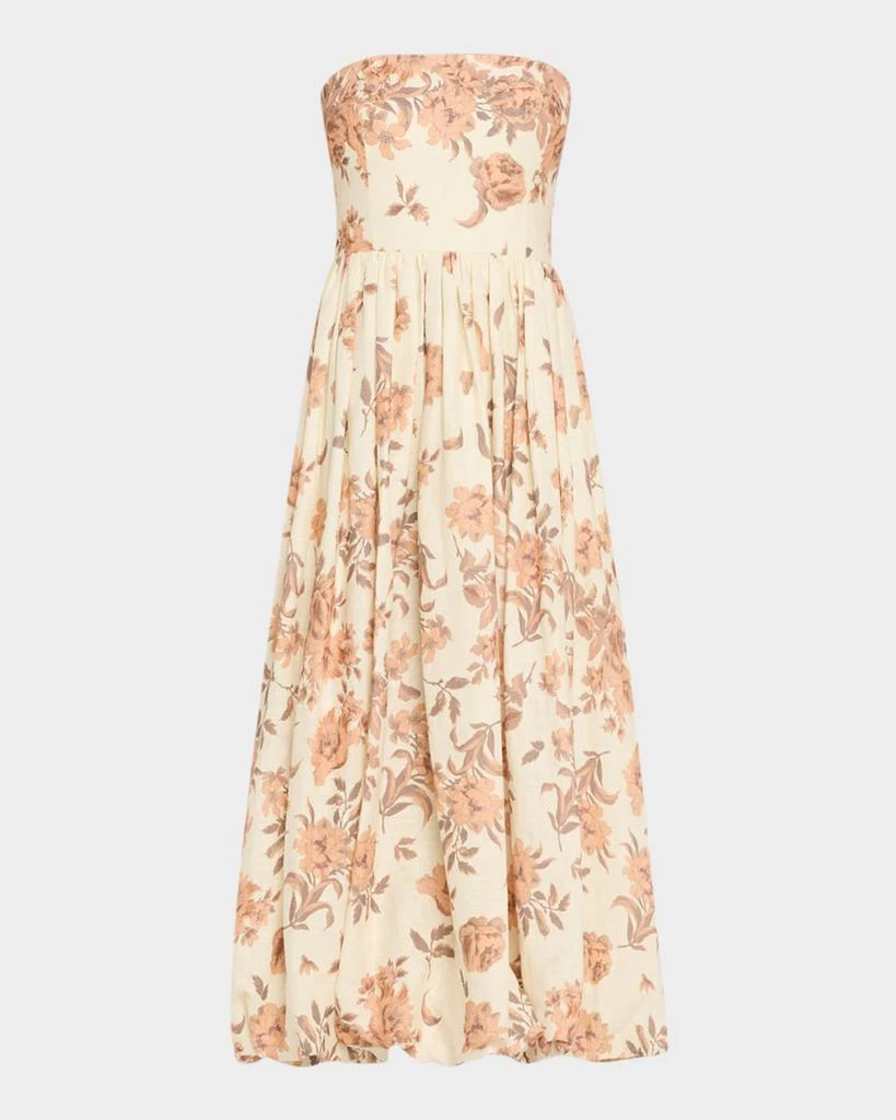 Cara Cara Anisha Strapless Linen Bubble Dress 1
