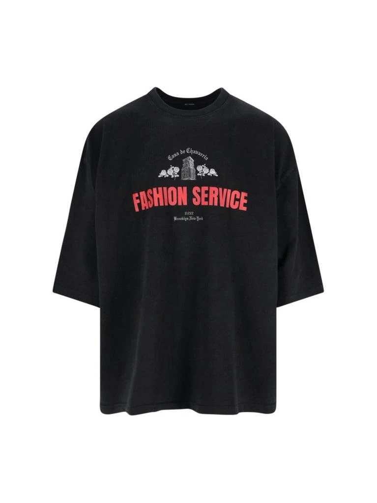 Willy Chavarria Casa De Chivarria T-Shirt – Black