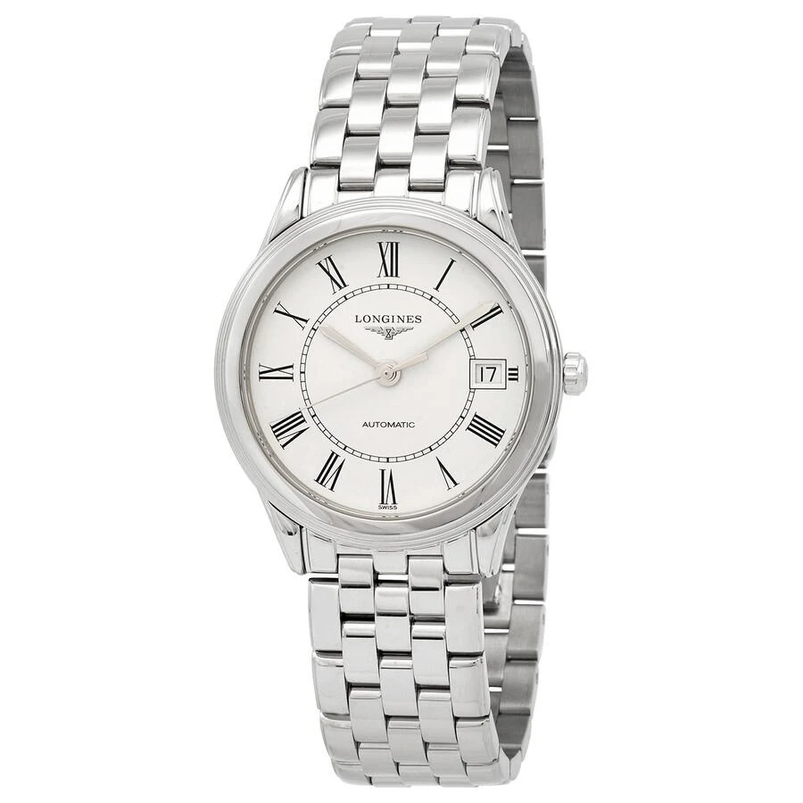 Longines Flagship Automatic Matte White Dial Unisex Watch L4.774.4.21.6 1