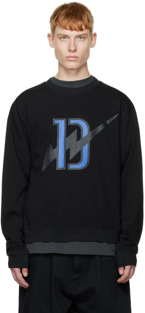 We11done Black Thunder Sweatshirt 1