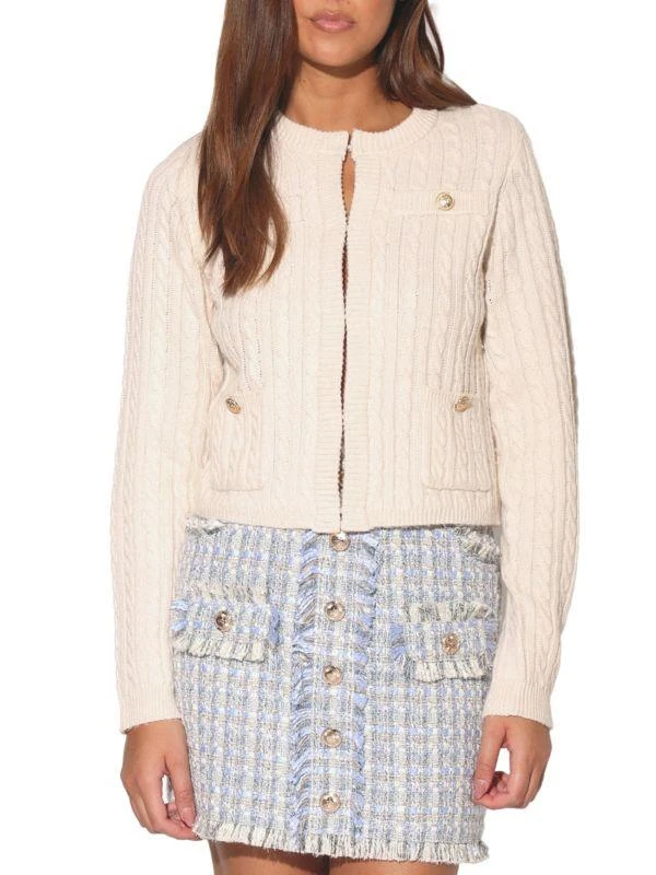 Walter Baker Giselle Cable Knit Cardigan 1