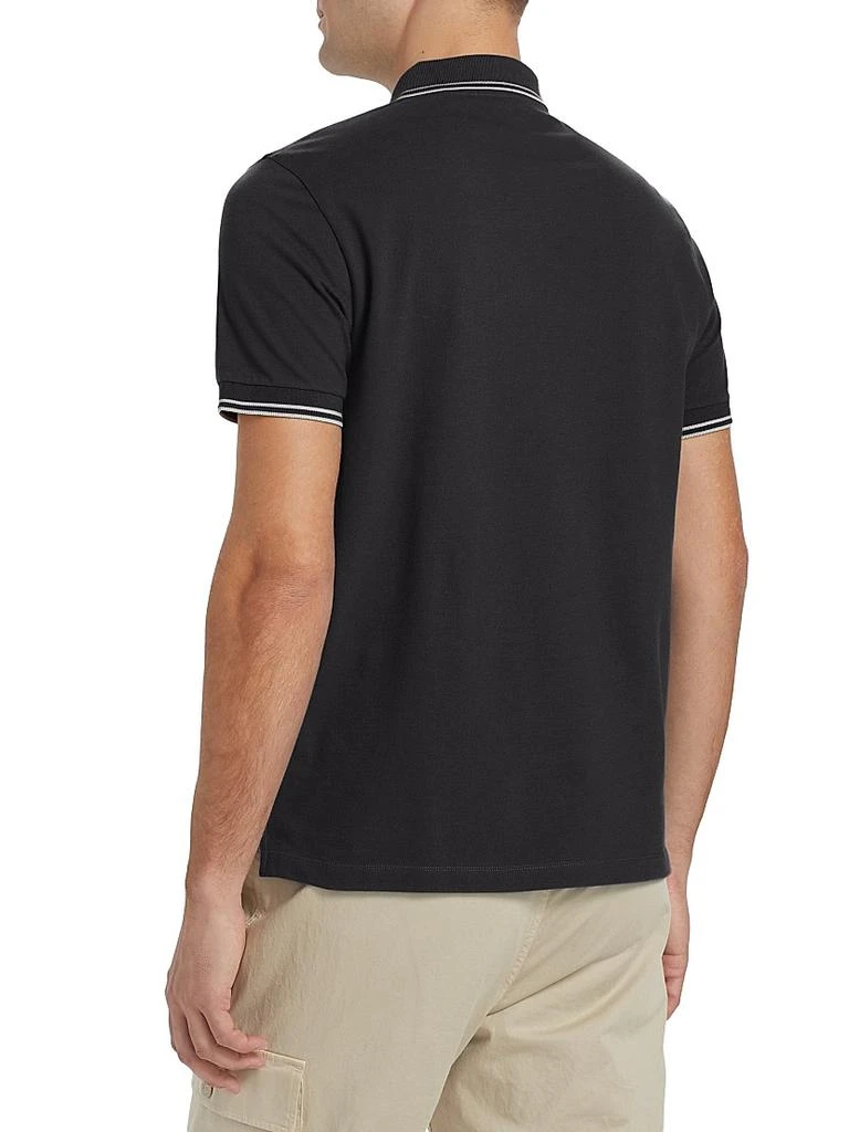 Stone Island Cotton-Blend Patch Polo Shirt 5