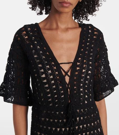 ANNA KOSTUROVA Marissa cotton crochet maxi dress 4