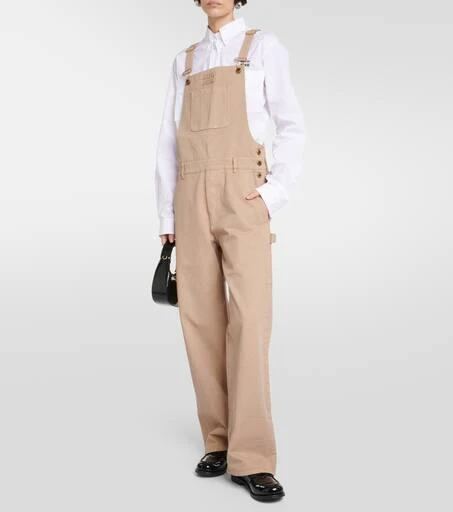 Miu Miu Cotton gabardine overalls 7