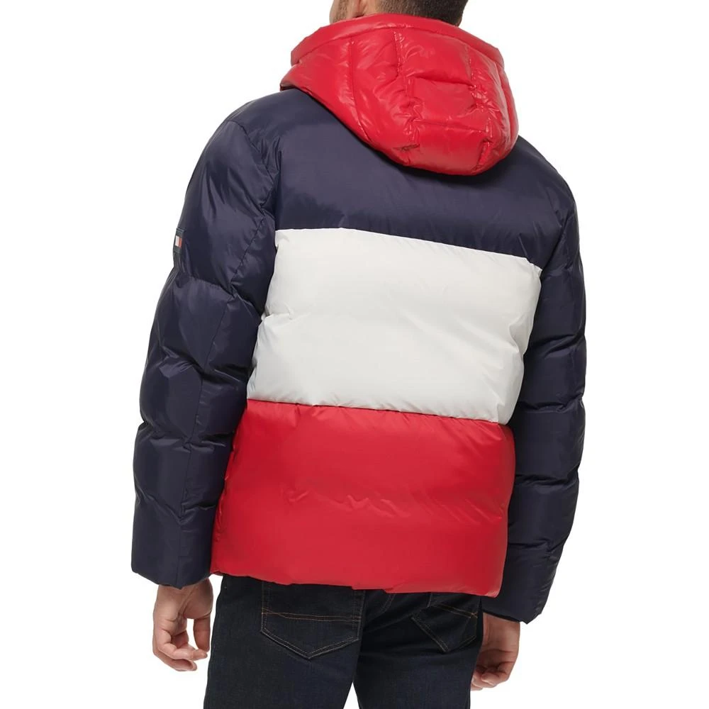 Tommy Hilfiger Men's Colorblock Performance Hooded Puffer Jacket 2