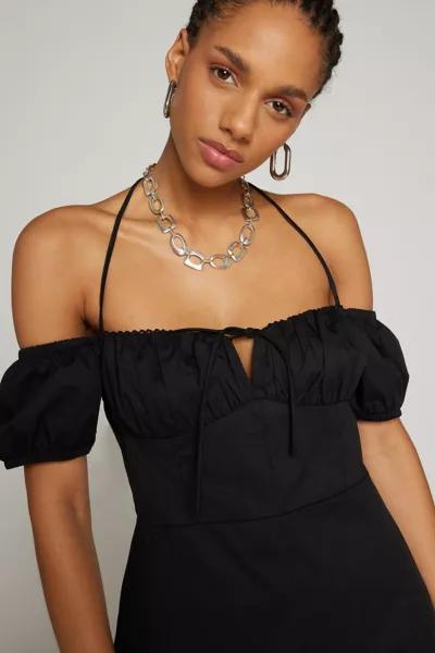 Glamorous Glamorous Off-The-Shoulder Halter Romper