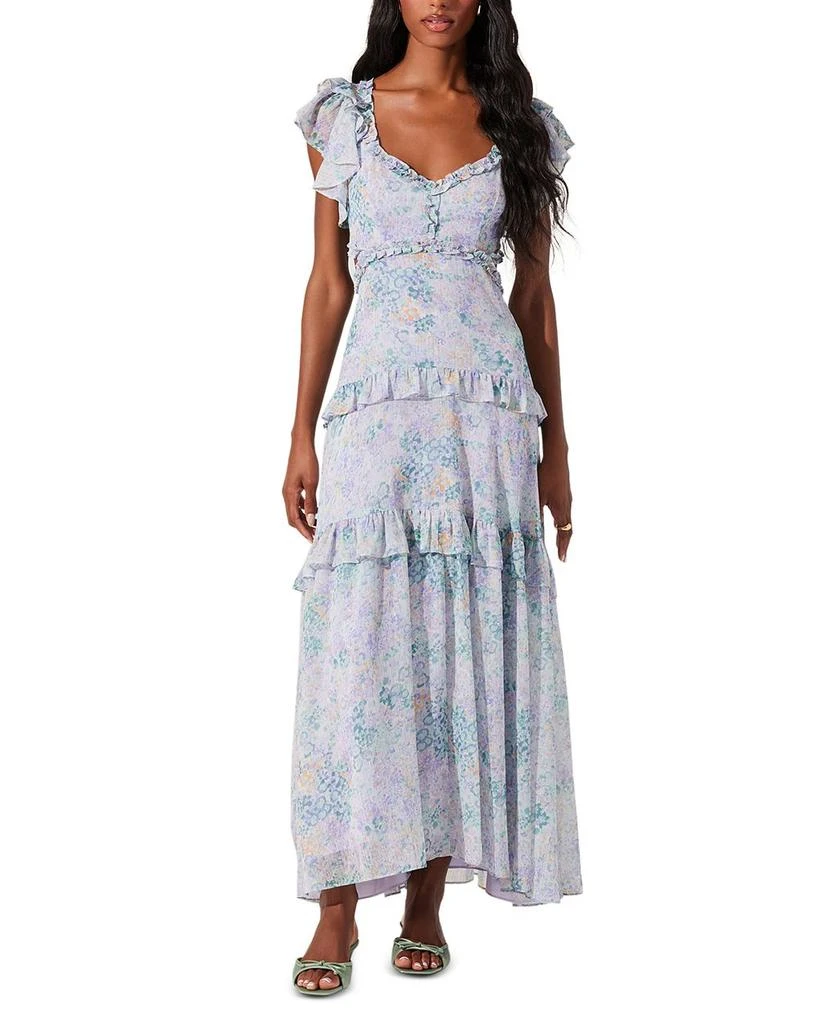 ASTR Mable Ruffled Maxi Dress 1