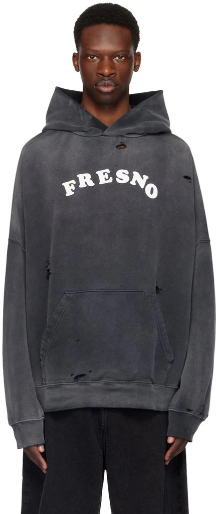 WILLY CHAVARRIA Gray 'Fresno' Hoodie 1