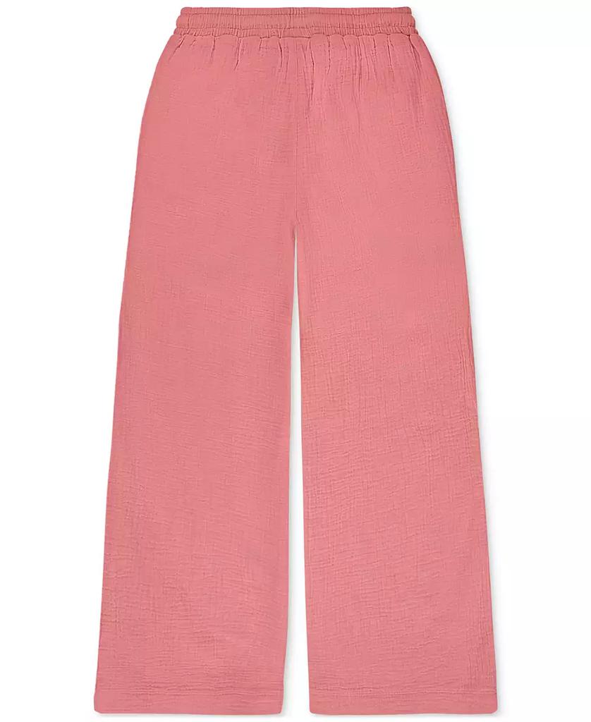 Hurley Big Girls Cotton Crinkle Gauze Woven Beach Pants