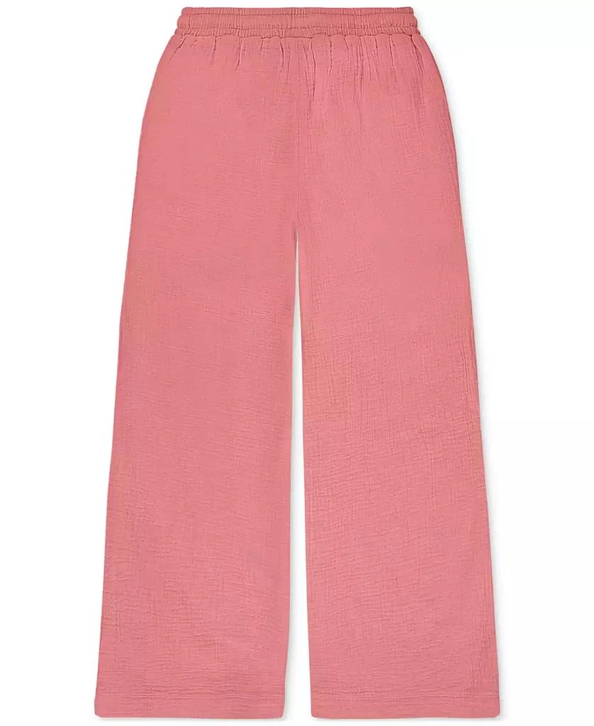 Hurley Big Girls Cotton Crinkle Gauze Woven Beach Pants 2