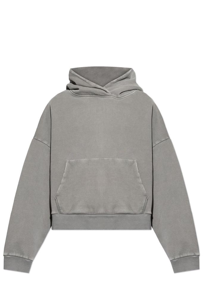 Entire Studios Black Cropped Full Zip Hoodie XL - Hoodies
