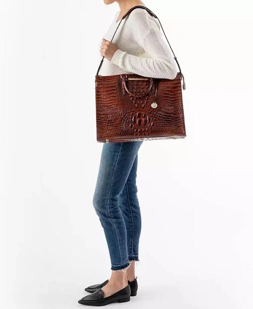 Brahmin Large Leather Business Tote 6
