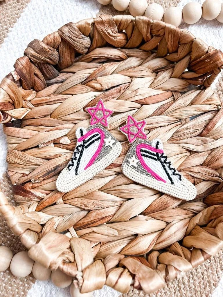 White Label White Label - Women
s Gg Beaded Sneaker Earrings 3