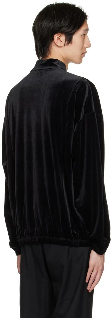 Sasquatchfabrix. Black Mock Neck Sweatshirt 3